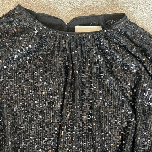 H&M Cropped Sequin Crop Top Size XS - Picture 5 of 6